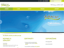 Tablet Screenshot of dukacso.sk